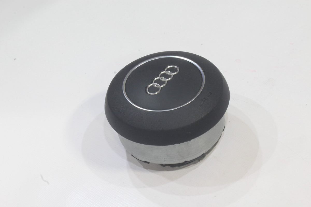 2004 2005 AUDI A8 DRIVER WHEEL AIRBAG (BLACK) OEM AIR BAG3