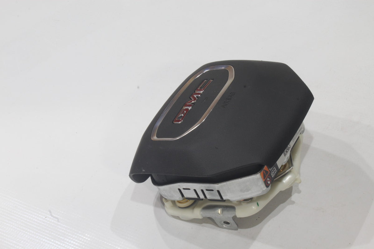 2019 20 21 2022 2023 2024 GMC SIERRA 1500 BLACK DRIVER WHEEL AIRBAG OEM AIR BAG1