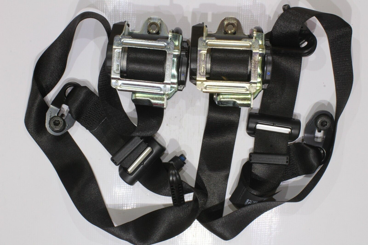 2020 FORD TRANSIT DRIVER AND PASSENGER SEAT BELT (BLACK) SET OEM1