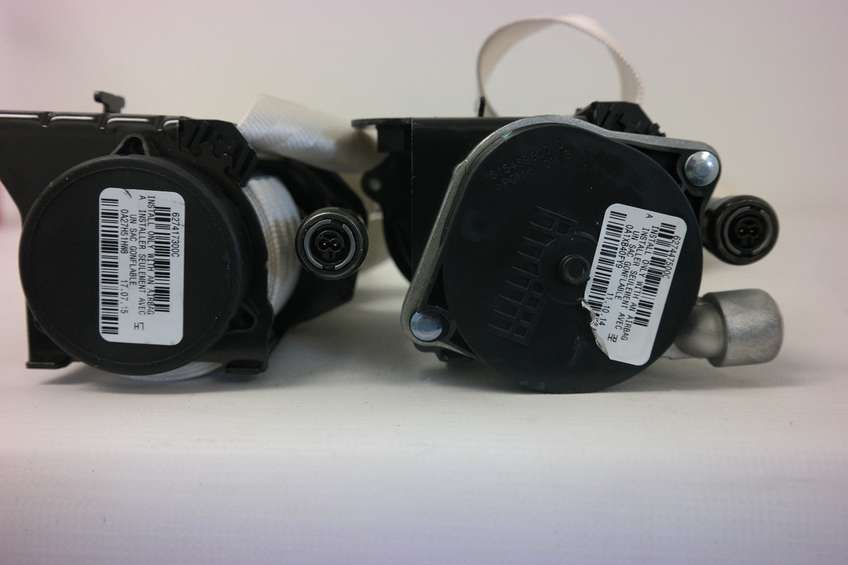 2015 LINCOLN MKC FRONT DRIVER & PASSENGER SEAT BELT PRETENSIONER SET - WHITE OEM3