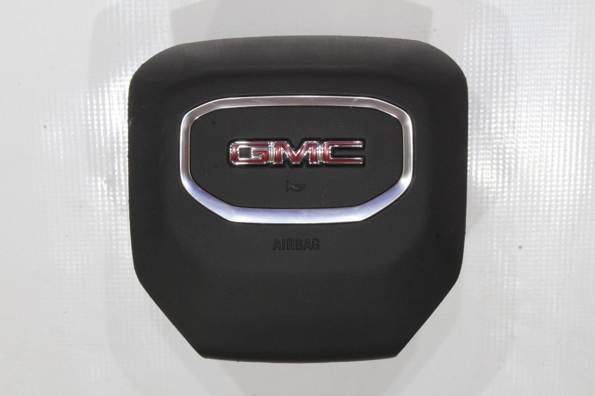 2019 20 21 2022 2023 2024 GMC SIERRA 1500 BLACK DRIVER WHEEL AIRBAG OEM AIR BAG0