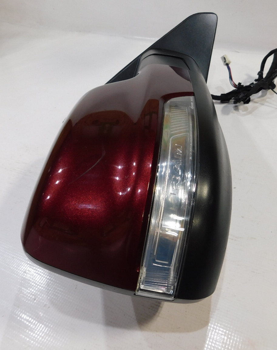 2019 2020 2021 2022 RAM 1500 DARK GARNET RED PEARL COAT RH VIEW MIRROR ASSEMBLY0