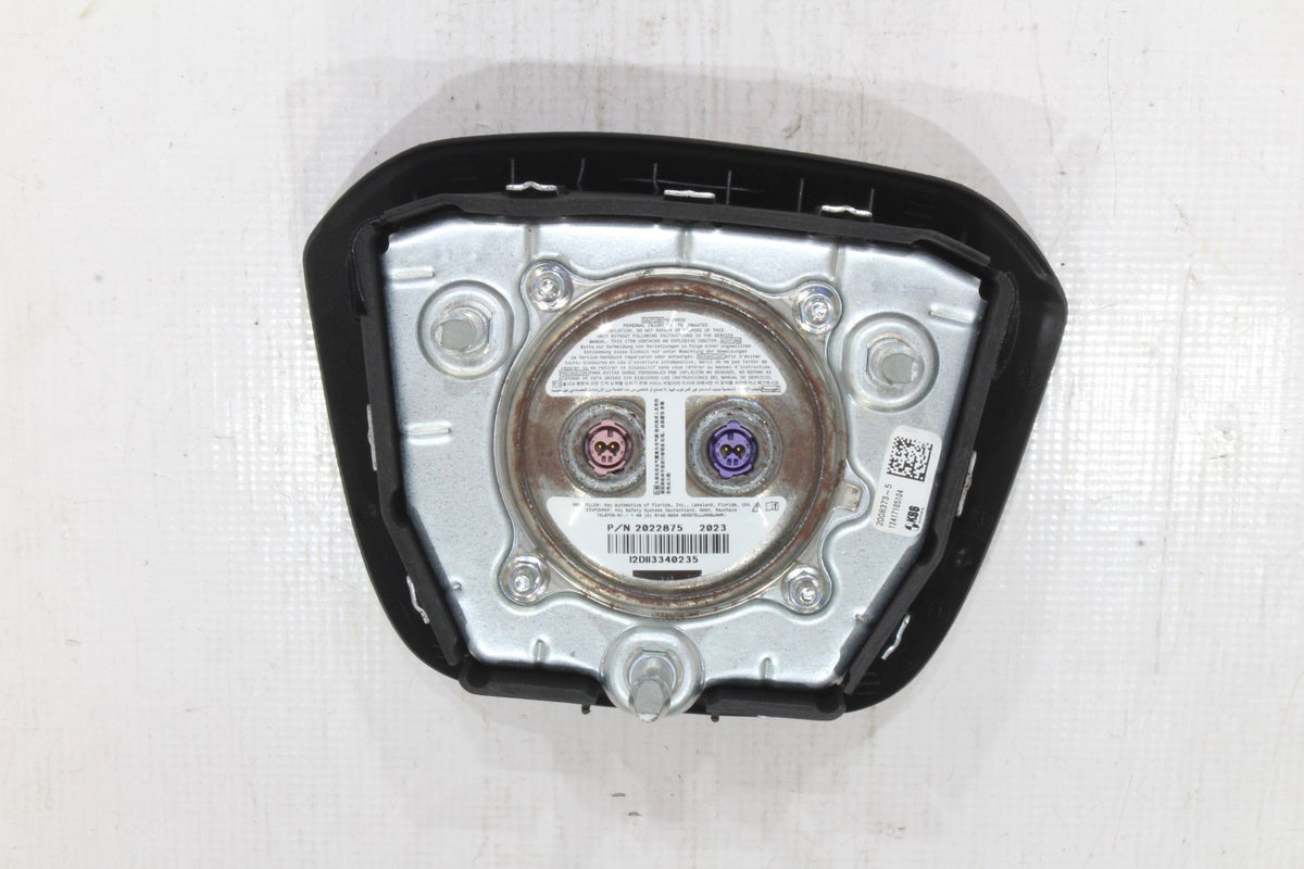 19-23 GMC ACADIA DENALI DRIVER WHEEL (3-PIN) AND KNEE AIRBAG SET OEM AIR BAG7