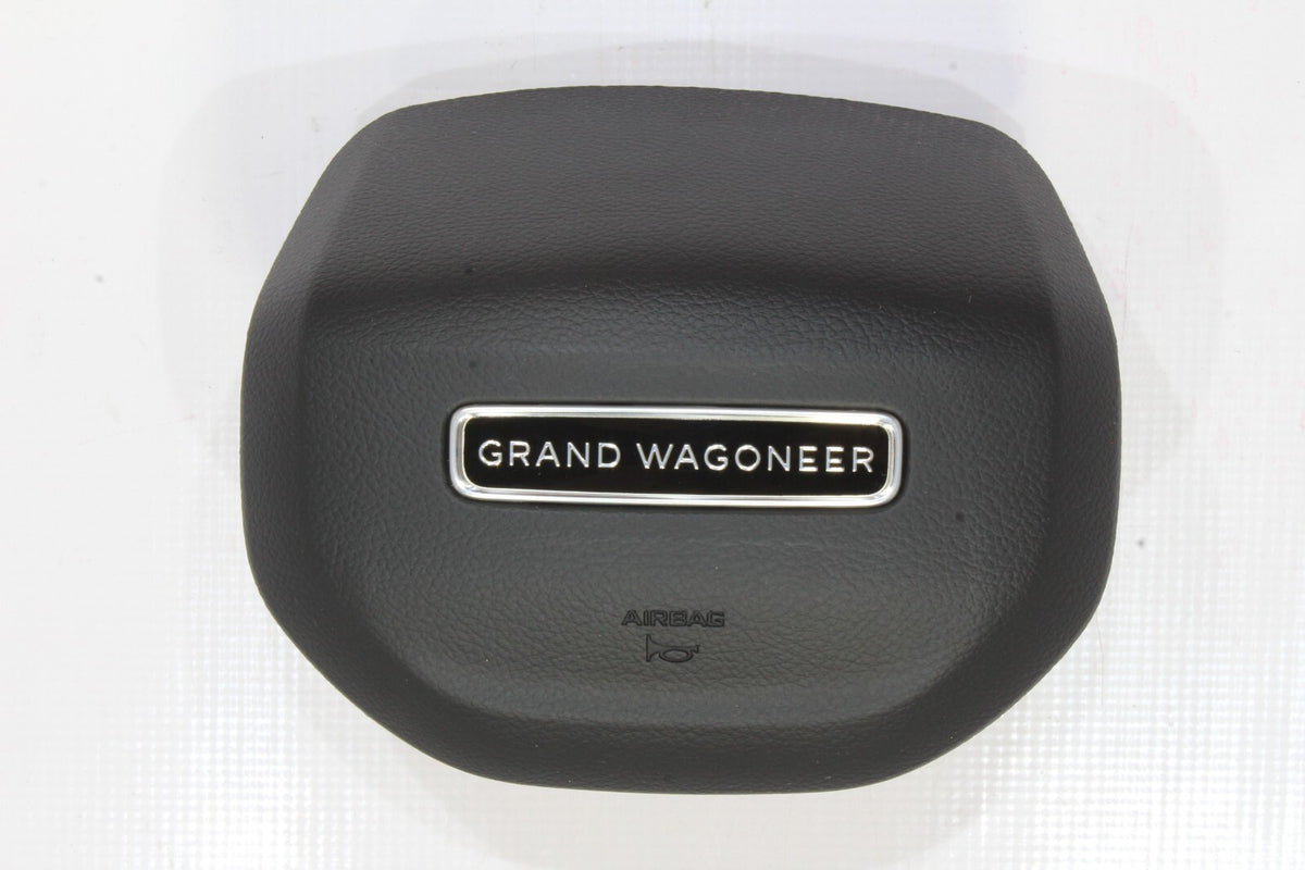 22 23 24 25 JEEP GRAND WAGONEER LEFT WHEEL & LEFT KNEE AIRBAG BLACK AIR BAG SET2