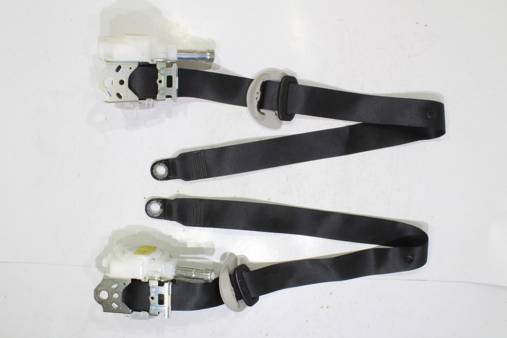 2014 15 16 TOYOTA COROLLA LH & RH SEAT BELT PRETENSIONER (SET) BLACK W/GRAY OEM1