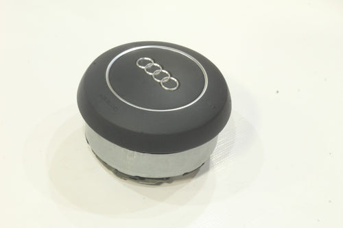 2004 2005 AUDI A8 DRIVER WHEEL AIRBAG (BLACK) OEM AIR BAG1