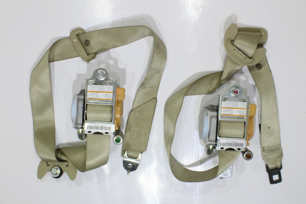 2014 2015 2016 2017 ACURA MDX (BASE) DRIVER AND PASSENGER SEAT BELT SET -TAN OEM1