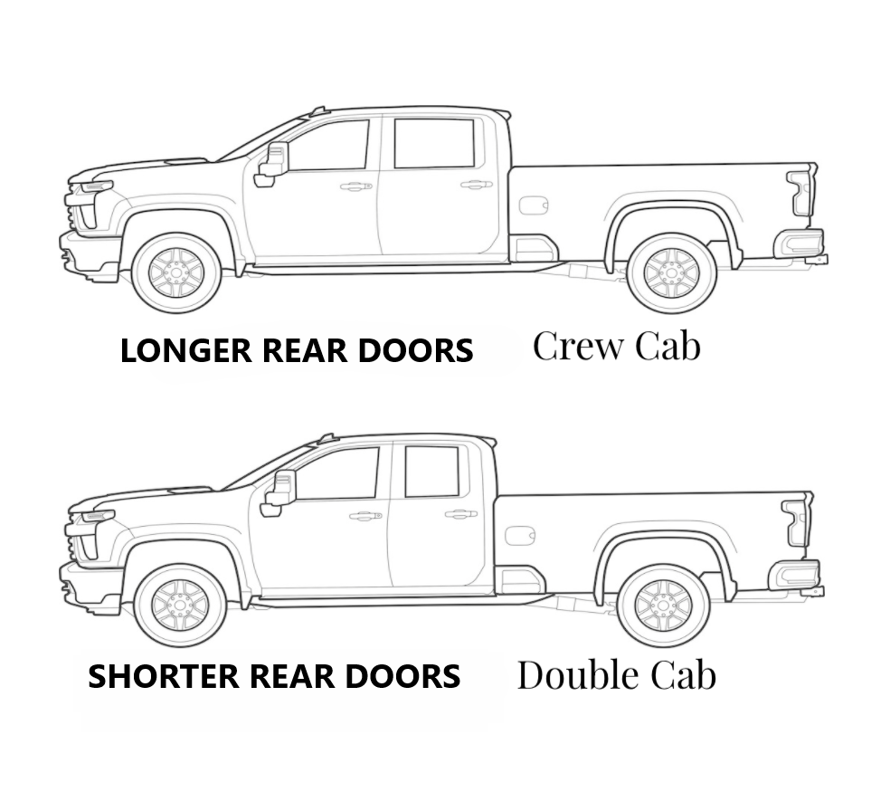 20-24 SILVERADO DOUBLE CAB (SHORTER REAR DOORS) 2500 L & R ROOF AIRBAGS AIR BAGS1