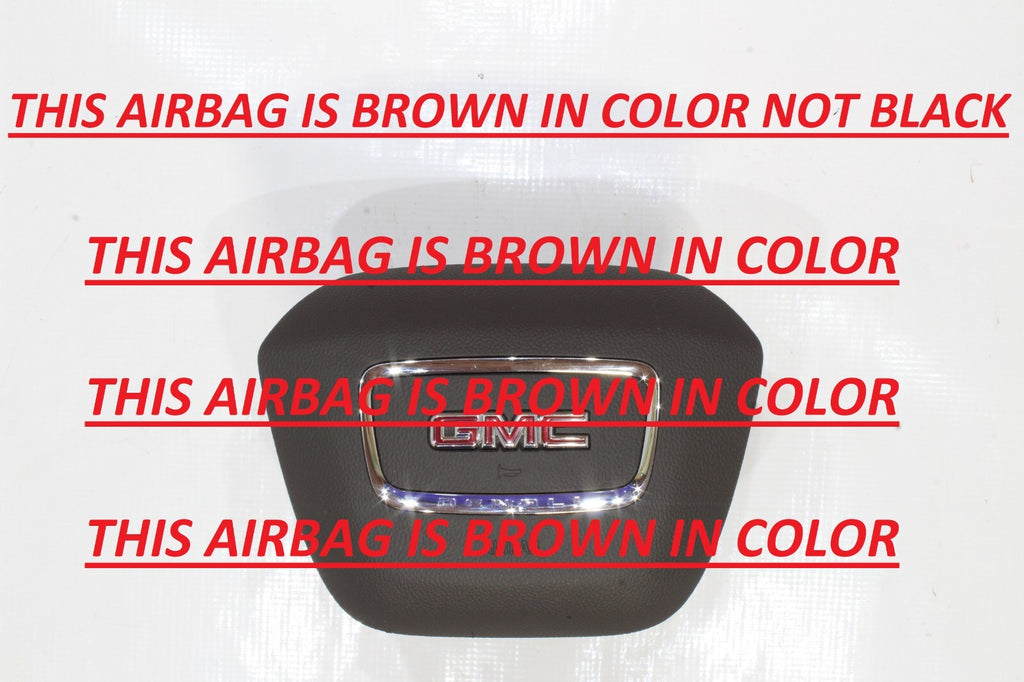 2019 20 2021 2022 GMC CANYON DENALI BROWN DRIVER WHEEL AIRBAG 3-PIN OEM AIR BAG0