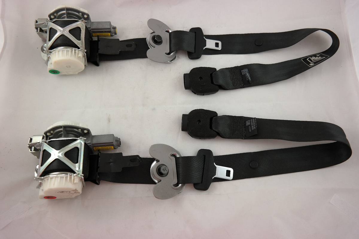 2011 12 13 2014 HYUNDAI SONATA LH & RH SEAT BELT PRETENSIONER - BLACK W/GRAY OEM0
