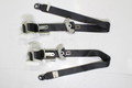 2014 15 16 TOYOTA COROLLA LH & RH SEAT BELT PRETENSIONER (SET) BLACK W/GRAY OEM0