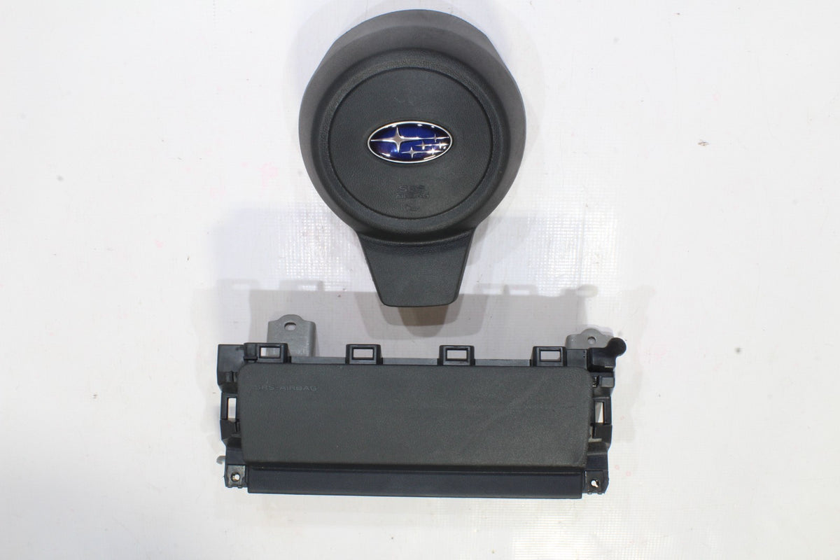 2024 2025 SUBARU CROSSTREK DRIVER LEFT KNEE AND DRIVER WHEEL AIRBAG OEM AIR BAG0