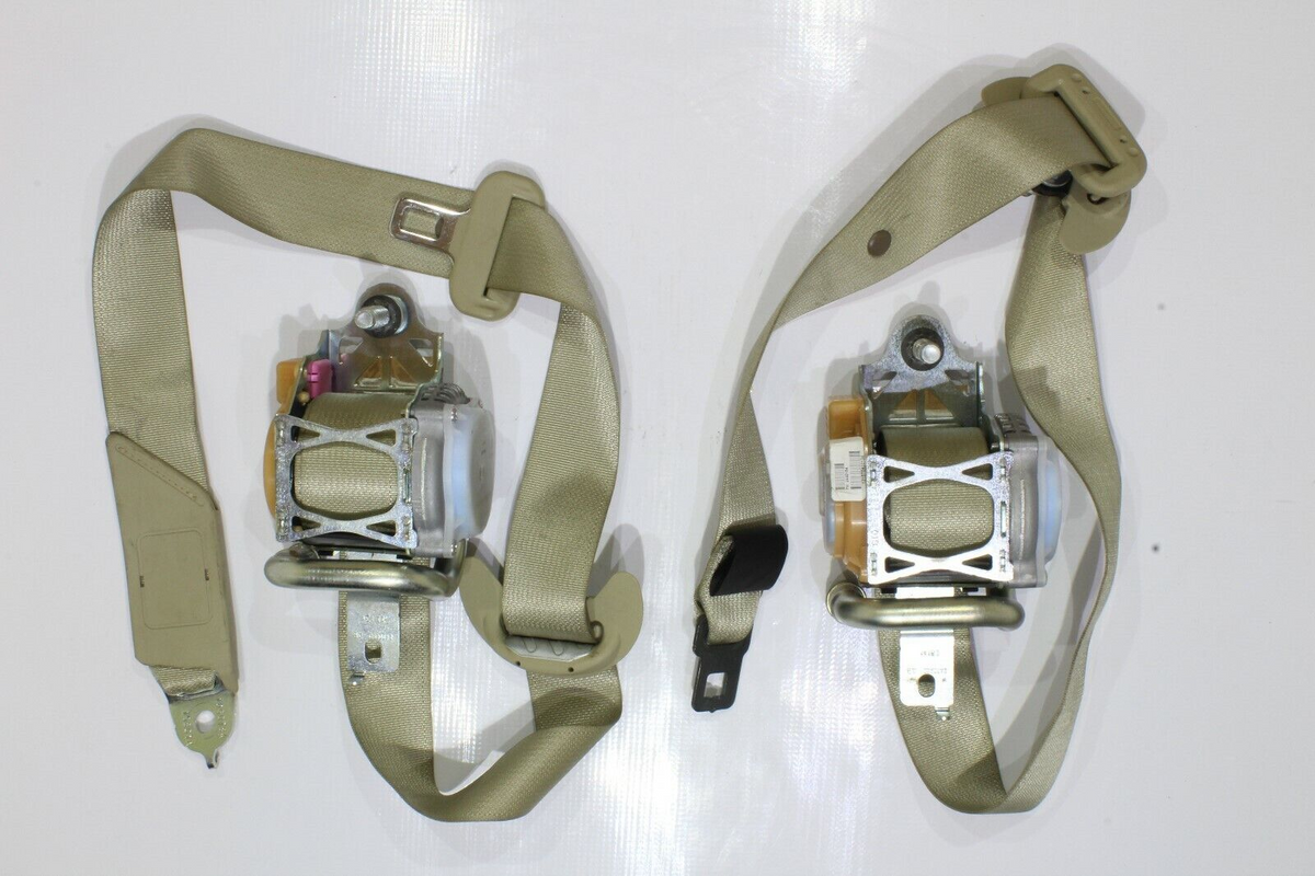 2014 2015 2016 2017 ACURA MDX (BASE) DRIVER AND PASSENGER SEAT BELT SET -TAN OEM0